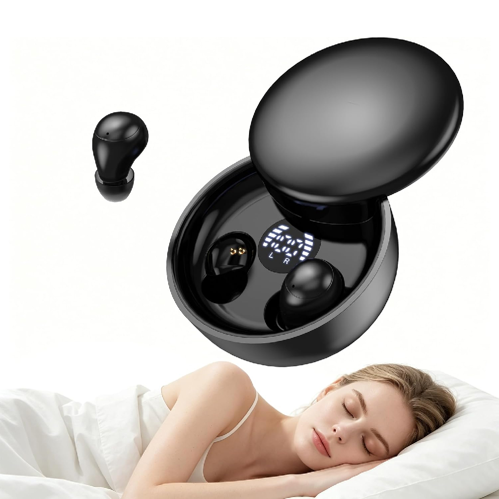 Sleep Mask Headphones Bluetooth - Mini Auricolari Invisibili per Dormire, Cuffie