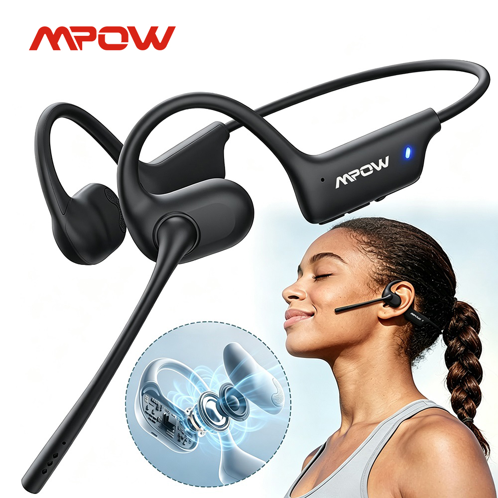 Bone Conduction Running Headphones - Mpow O1 Cuffie Sportive a Conduzione