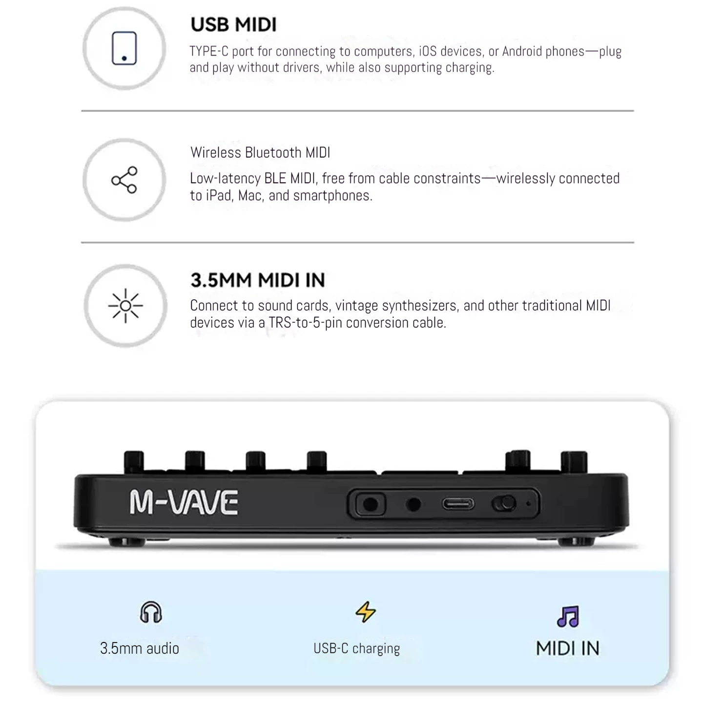Sintetizzatore portatile Hot M - Speakers recensione e prezzo