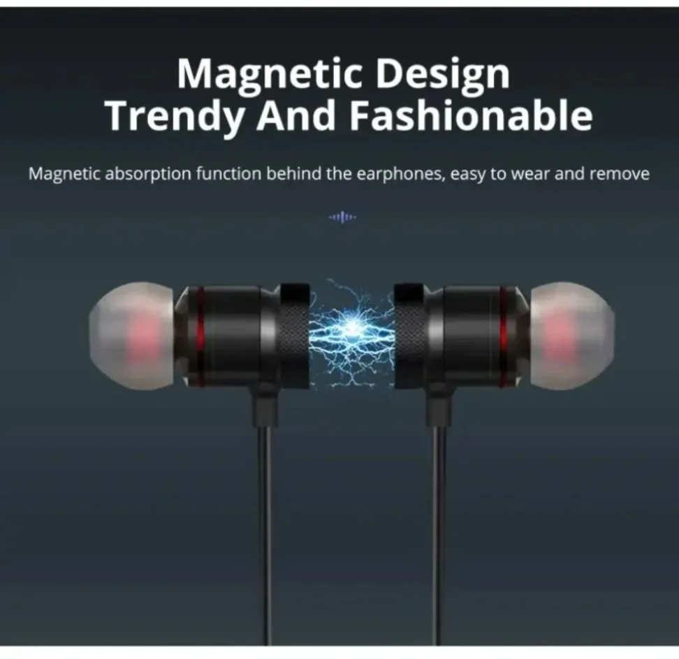 Auricolari Bluetooth con contr - Magnetic Neckband Sports Earphones recensione e prezzo