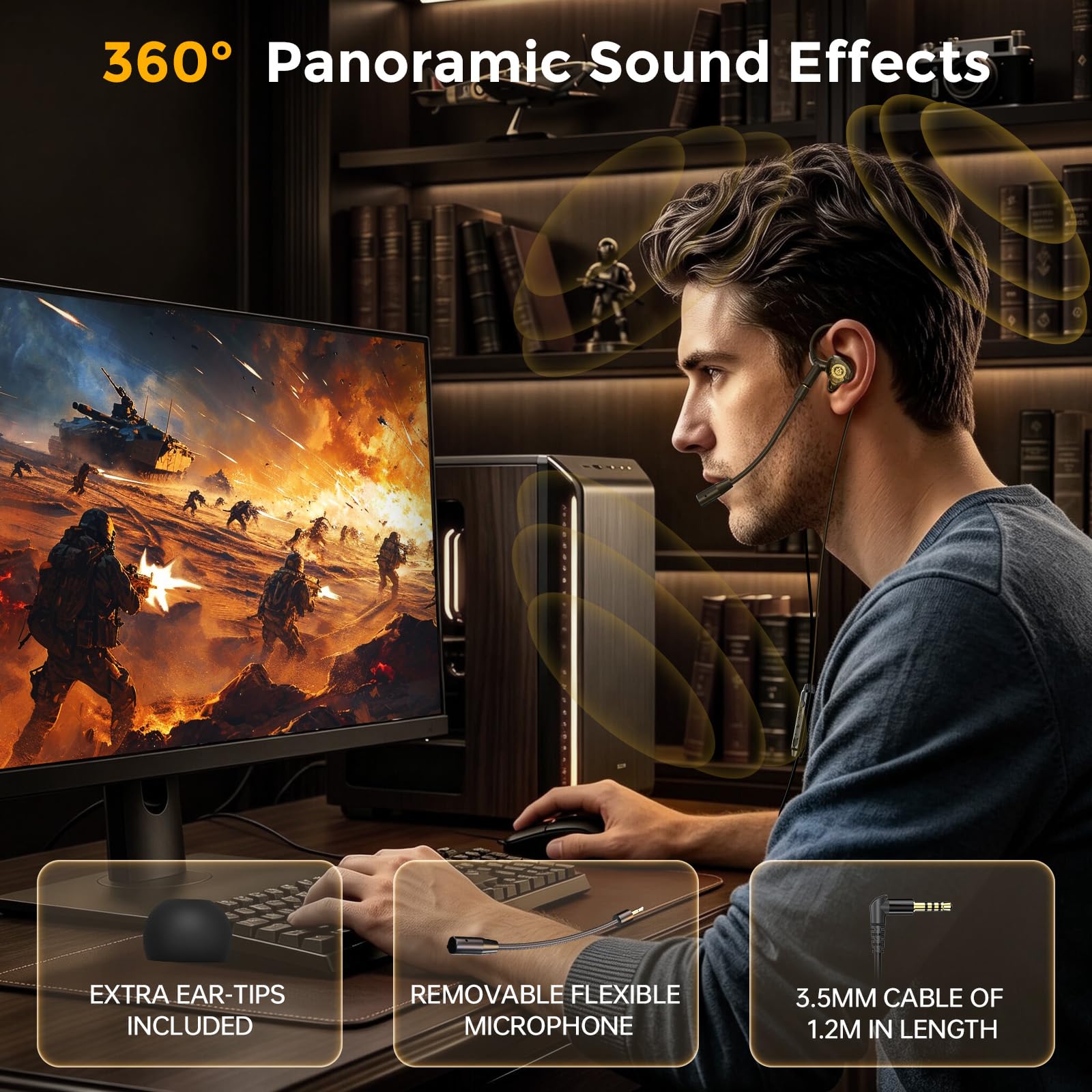 Auricolari da gaming con cavo  - Type C Wired Earphones With Mic recensione e prezzo
